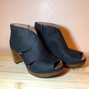 Dansko Peep Toe Booties Size 41